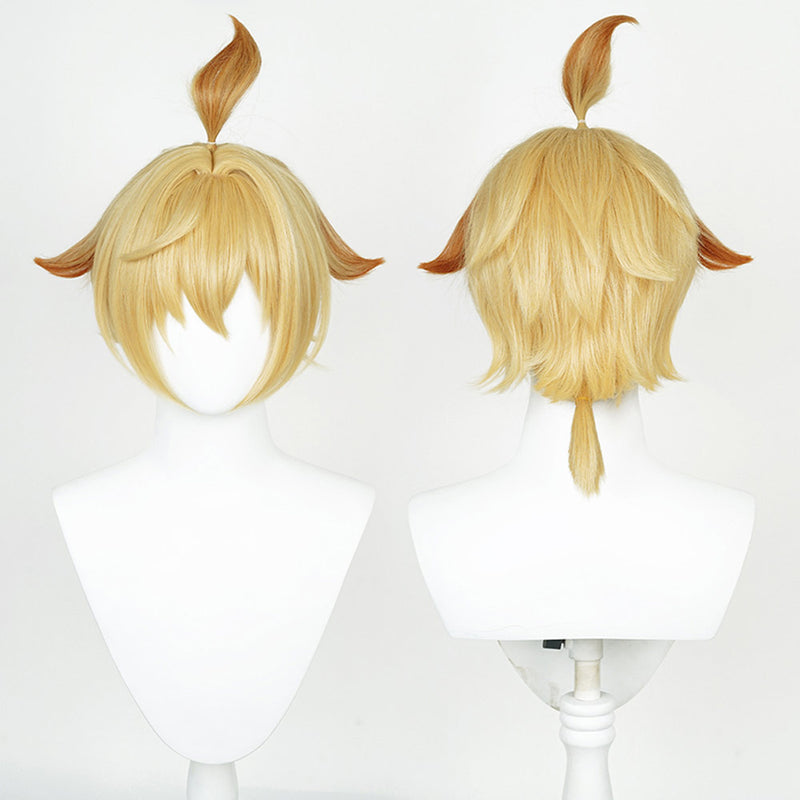 Genshin Impact Mika Cosplay Wig Heat Resistant Synthetic Hair Carnival Halloween Party Props