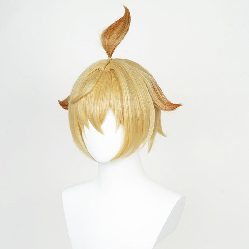 Genshin Impact Mika Cosplay Wig Heat Resistant Synthetic Hair Carnival Halloween Party Props