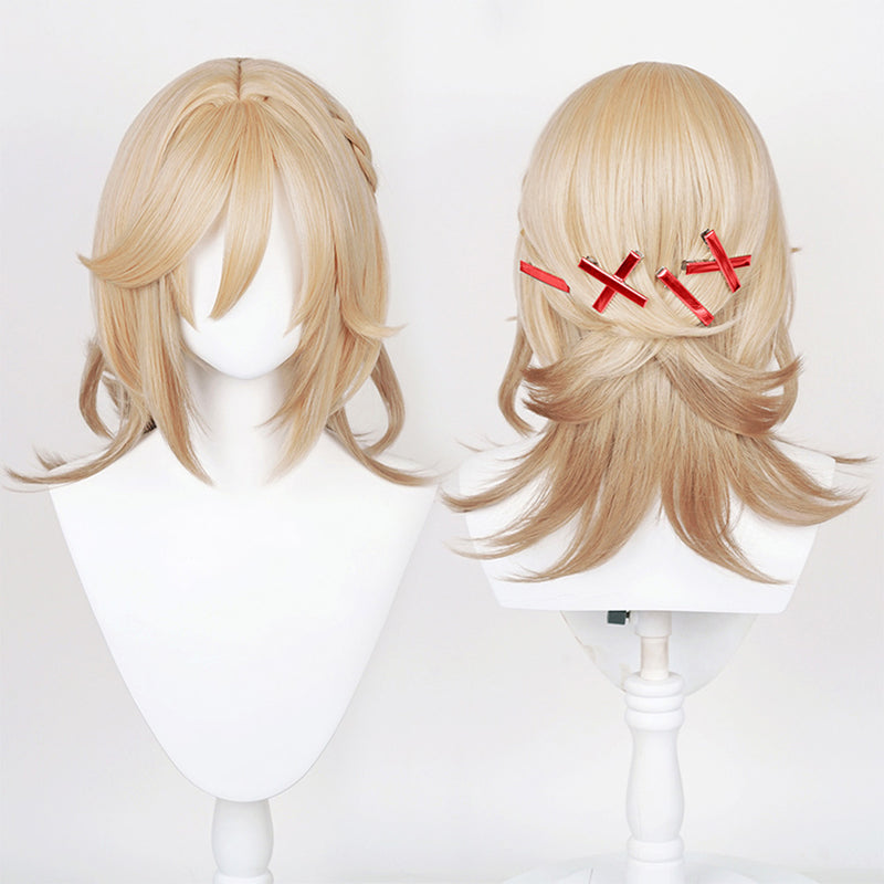 Genshin Impact Kaveh Cosplay Wig Heat Resistant Synthetic Hair Carnival Halloween Party Props