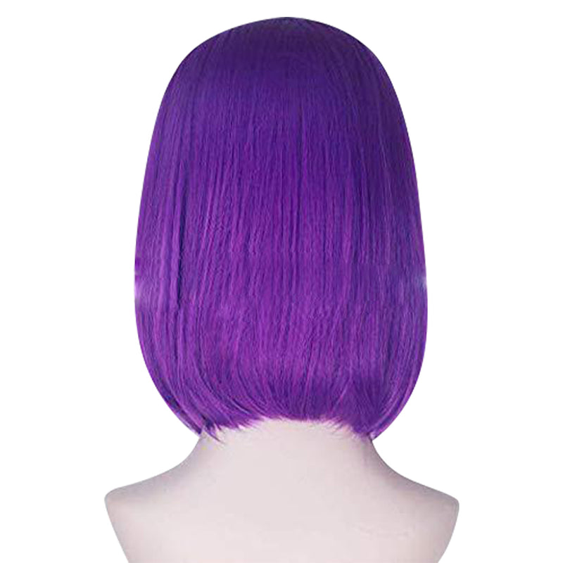 Teen Titans-Raven Cosplay Wig Heat Resistant Synthetic Hair Carnival Halloween Party Props