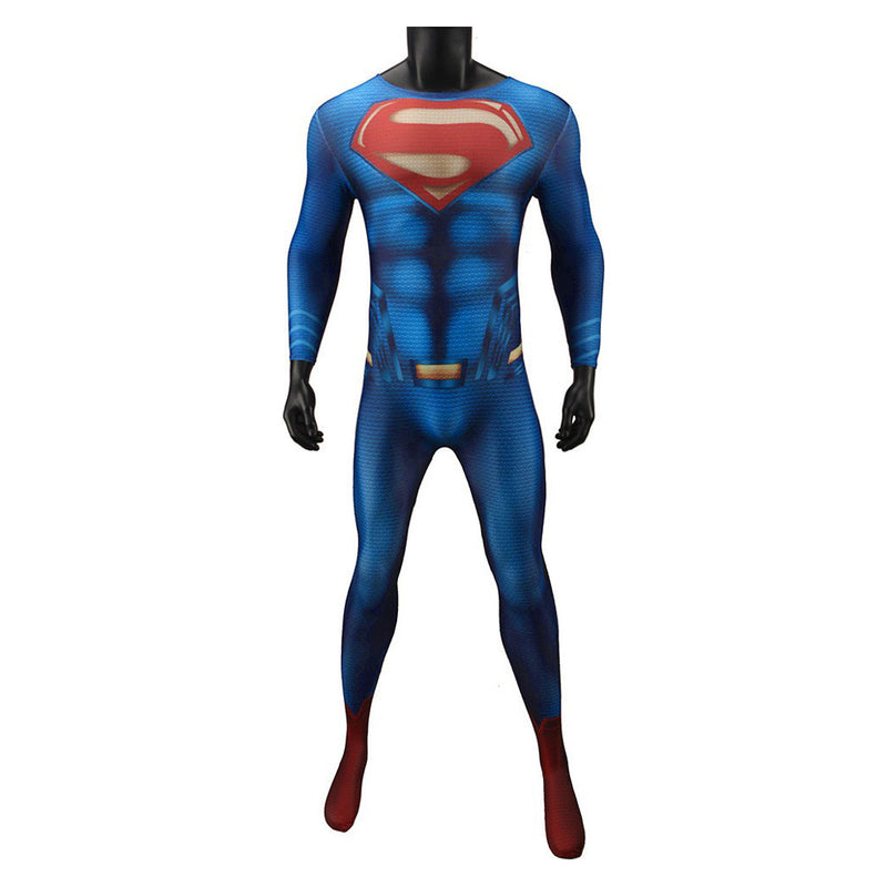 Superman: Man of Steel Cosplay Costume Jumpsuit Cloak  Outfits Halloween Carnival Suit