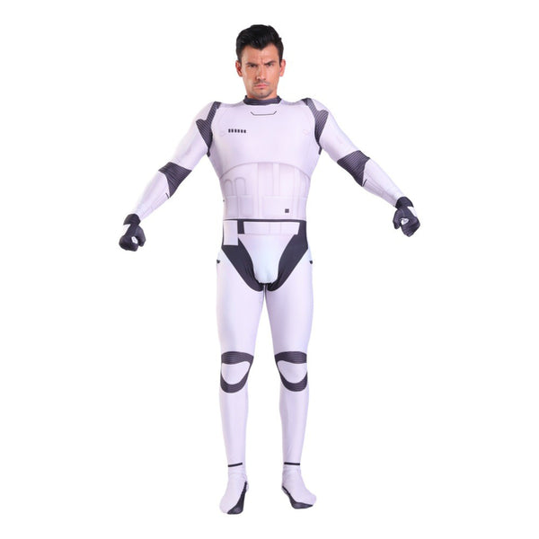 Adult Imperial Stormtrooper Cosplay Costume Jumpsuit Outfits Halloween Carnival Suit