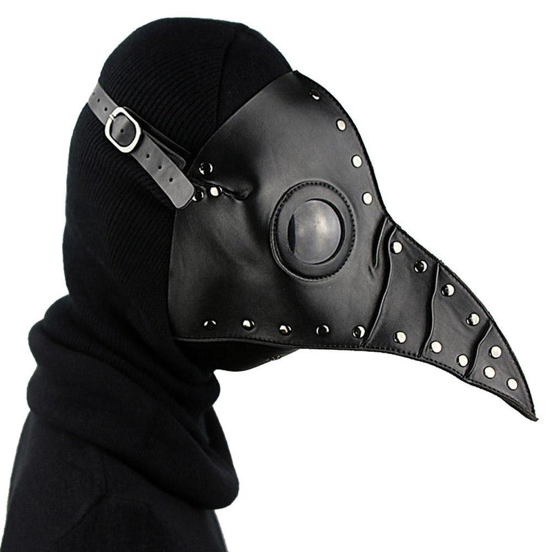 Halloween Plague Doctor Long Birds Doctor Prom Mask Cosplay Mask Steam Punk Decoration-Fandomsky