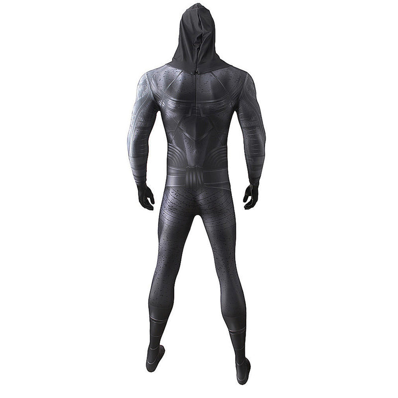 Adult Black Adam Cosplay Costume Outfits Jumpsuit Cloak Halloween Carnival Suit