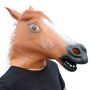 Halloween Horse Head Adult Latex Helmet Funny Headgear Cosplay Accessories