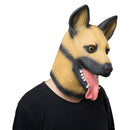 Police Dog Wolf Dog Helmet Animal Latex Helmet Adult Full Face Halloween Cosplay Props