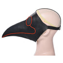 Plague Doctor Halloween Medieval Doctor Schnabel Glowing Latex Face Cover