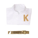 Movie Barbie Ken White Men Outfits Halloween Carnival Cosplay Costume