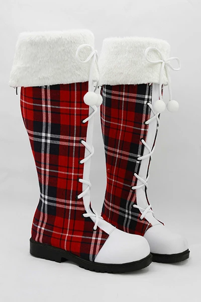 LoveLive! Boots Cosplay Shoes Christmas Version