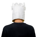 White Alpaca Sheep Halloween Animal Latex Helmet Full Face Adult Cosplay Props