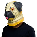 SharPei Dog Helmet Halloween Animal Latex Helmet Full Face Adult Cosplay Props