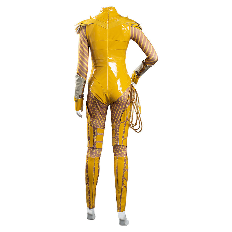 Wonder Woman 1984 Gold Jumpsuit Battle Suit WW84 Cosplay Costume