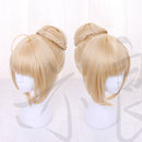 Fate/Apocrypha FA Saber Golden Wig Cosplay Wig