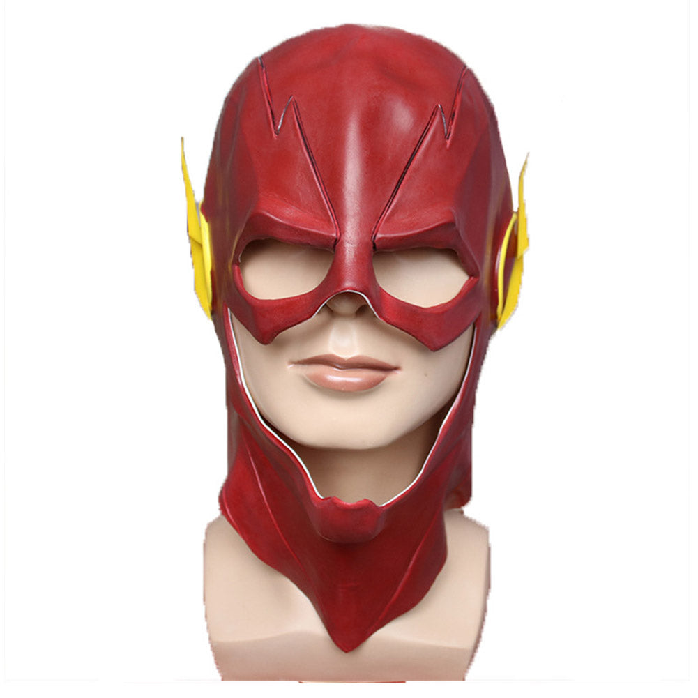 The Flash Mask Cosplay Latex Masks Helmet Masquerade Halloween Party C