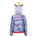 The Lovebirds Leilani Unicorn Hoodie Zipper Zip Up Jacket Coat Cosplay Costume