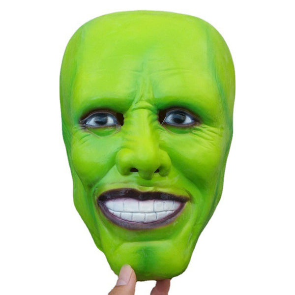 The Mask Jim Carrey Mask Latex Cospaly Mask Helmet Halloween Costume Props