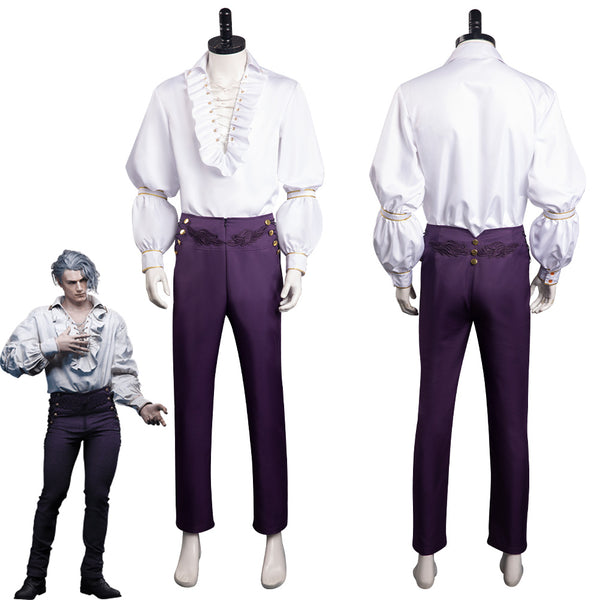 Resident Evil 4 Remake Leon S.Kennedy Cosplay Costume Shirt Pants Outfits Halloween Carnival Party Suit