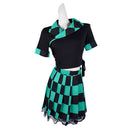Green Cosplay Costume Dress Outfits Halloween Carnival Suit