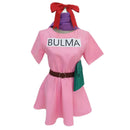 Bulma Cosplay Costume Dress Accessories Outfits Halloween Carnival Suit