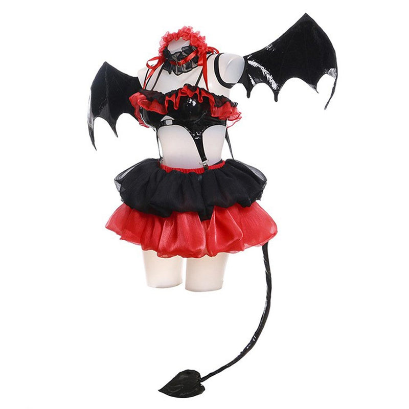 Date A Live Tokisaki Kurumi Nightmare Cosplay Costume Outfits Halloween Carnival Suit