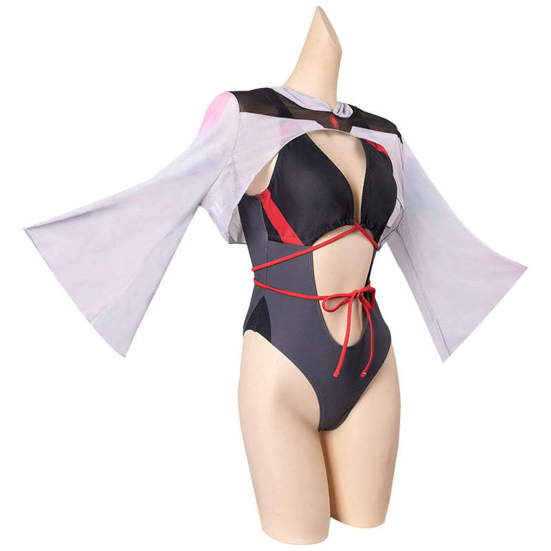 Cyberpunk Edgerunner-lucy Cosplay Costume Swimsuit Cloak Outfits Halloween Carnival Party Suit
