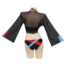 Todoroki Shoto Original Design Cosplay Bikini Top Shorts  Cloak Swimsuit