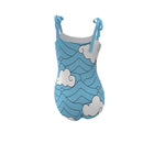 Blue Swimwear Cosplay Costume Swimsuit Outfits