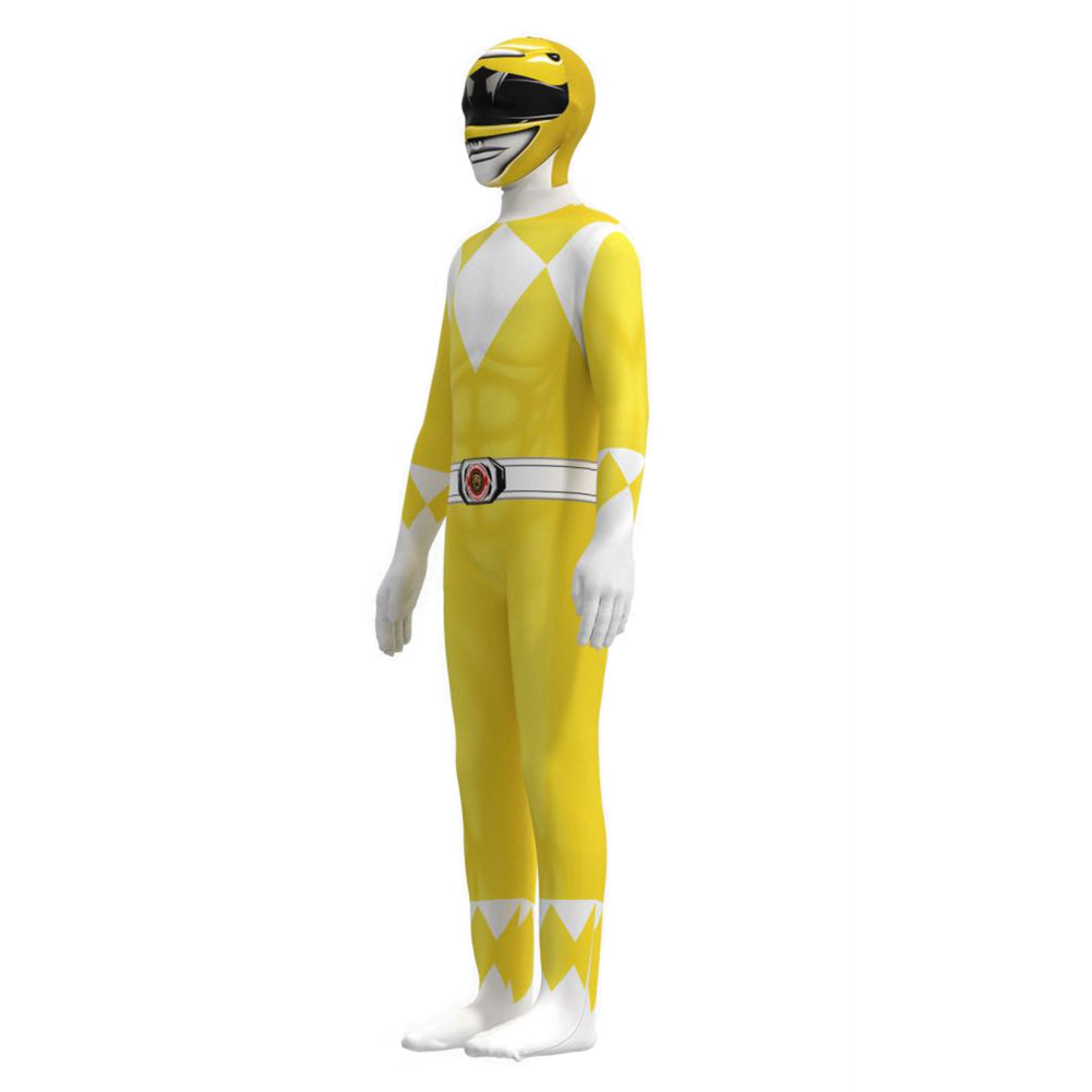 Kids Mighty Morphin Power Rangers Trini Cosplay Costume Halloween Carn