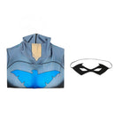 Batman Dick Grayson Nightwing Cosplay Costume Jumpsuit Outfits Halloween Carnival Suit