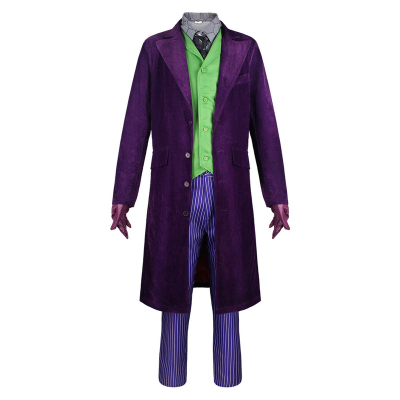 The Dark Knight Joker Cosplay Costume Outfits Halloween Carnival Party