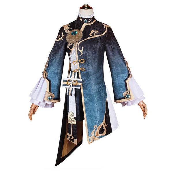 Genshin Impact Xingqiu Cosplay Costume Shirt Coat Outfits Halloween Carnival Suit