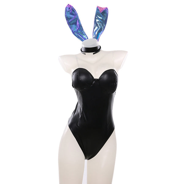 League of Legends LOL KDA Agony‘s Embrace Evelynn Bunny Girl Jumpsuit Outfits Halloween Carnival Suit Cosplay Costume