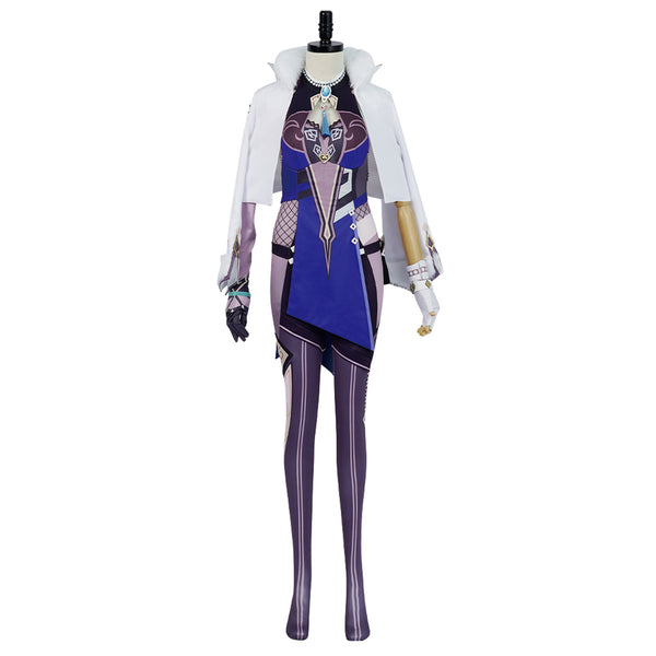 Genshin Impact Yelan Cosplay Costume Outfits Halloween Carnival Suit