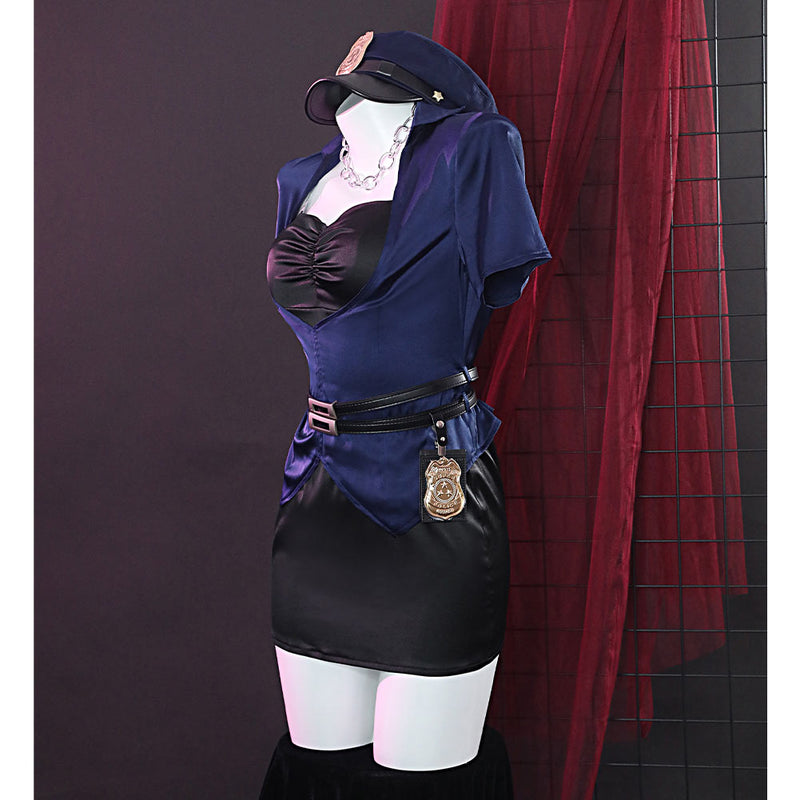 My Dress-Up Darling Kitagawa Marin Cosplay Costume Policewoman Uniform Dress Outfits Halloween Carnival Suit