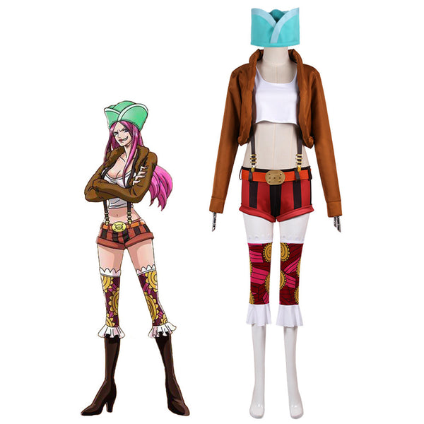 One Piece Jewelry Bonney Cosplay Costume Halloween Carnival Suit