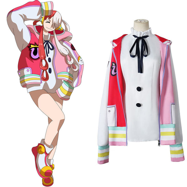 One Piece Film Red 2022 UTA Cosplay Costume Dress Coat Accessories Outfits Halloween Carnival Suit