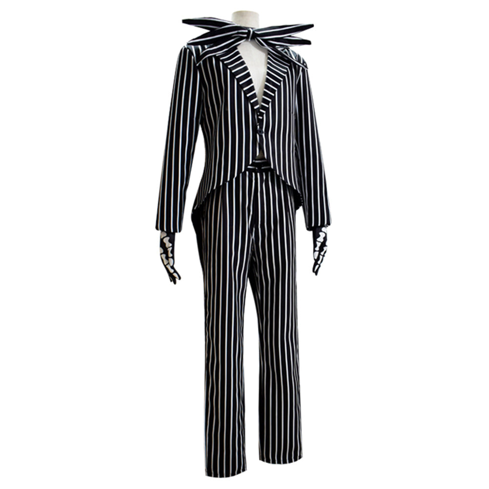 The Nightmare Before Christmas Jack Skellington Cosplay Costume Outfit