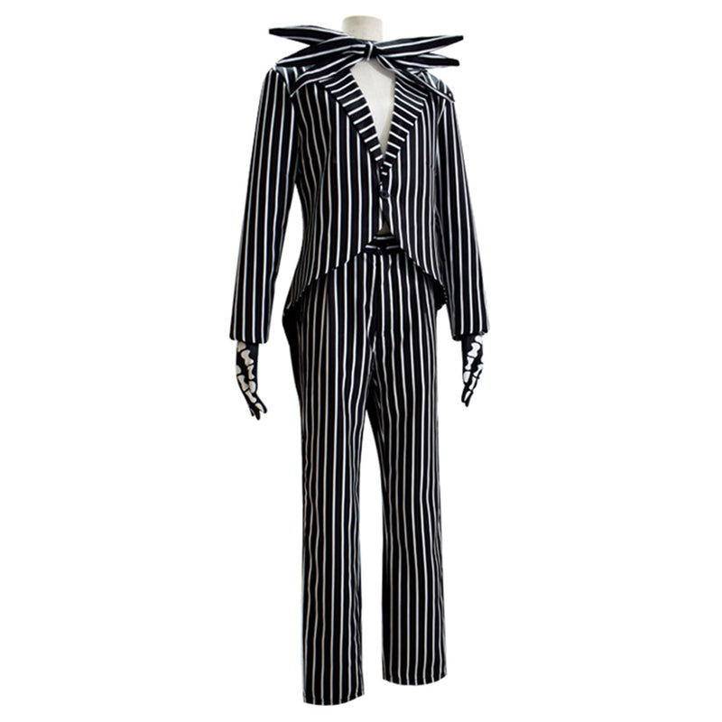 The Nightmare Before Christmas Jack Skellington Cosplay Costume Outfits Halloween Carnival Suit