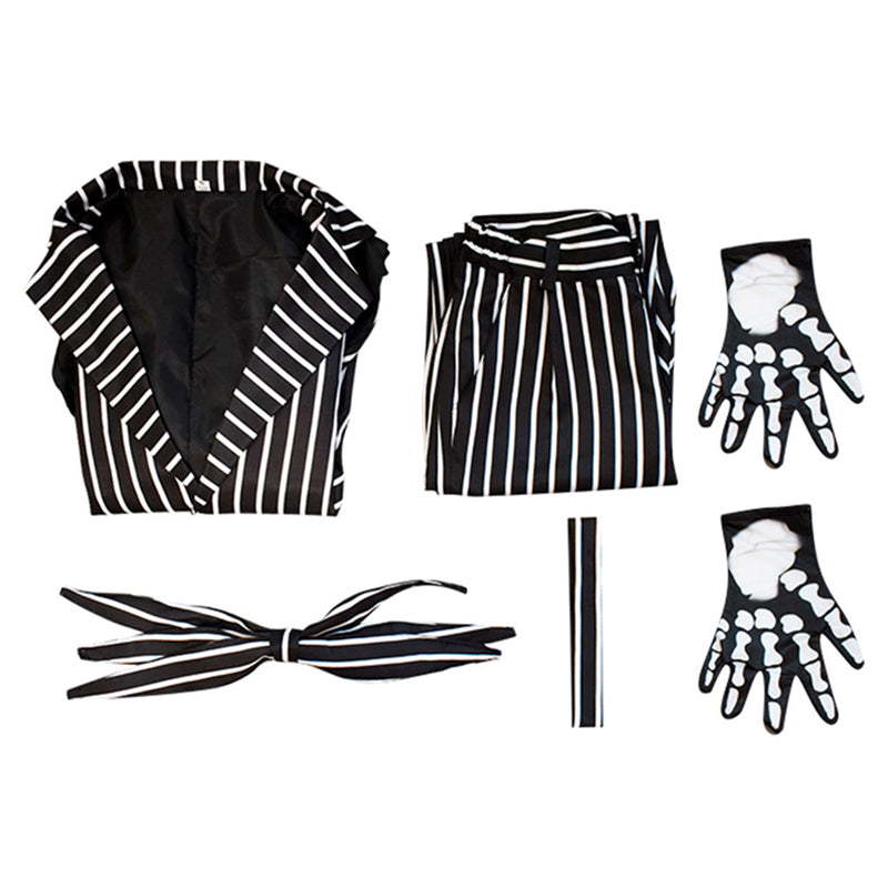 The Nightmare Before Christmas Jack Skellington Cosplay Costume Outfits Halloween Carnival Suit