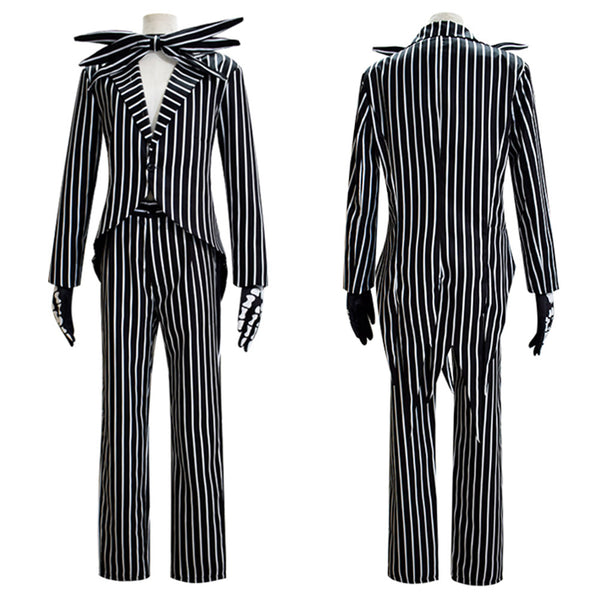 The Nightmare Before Christmas Jack Skellington Cosplay Costume Outfits Halloween Carnival Suit