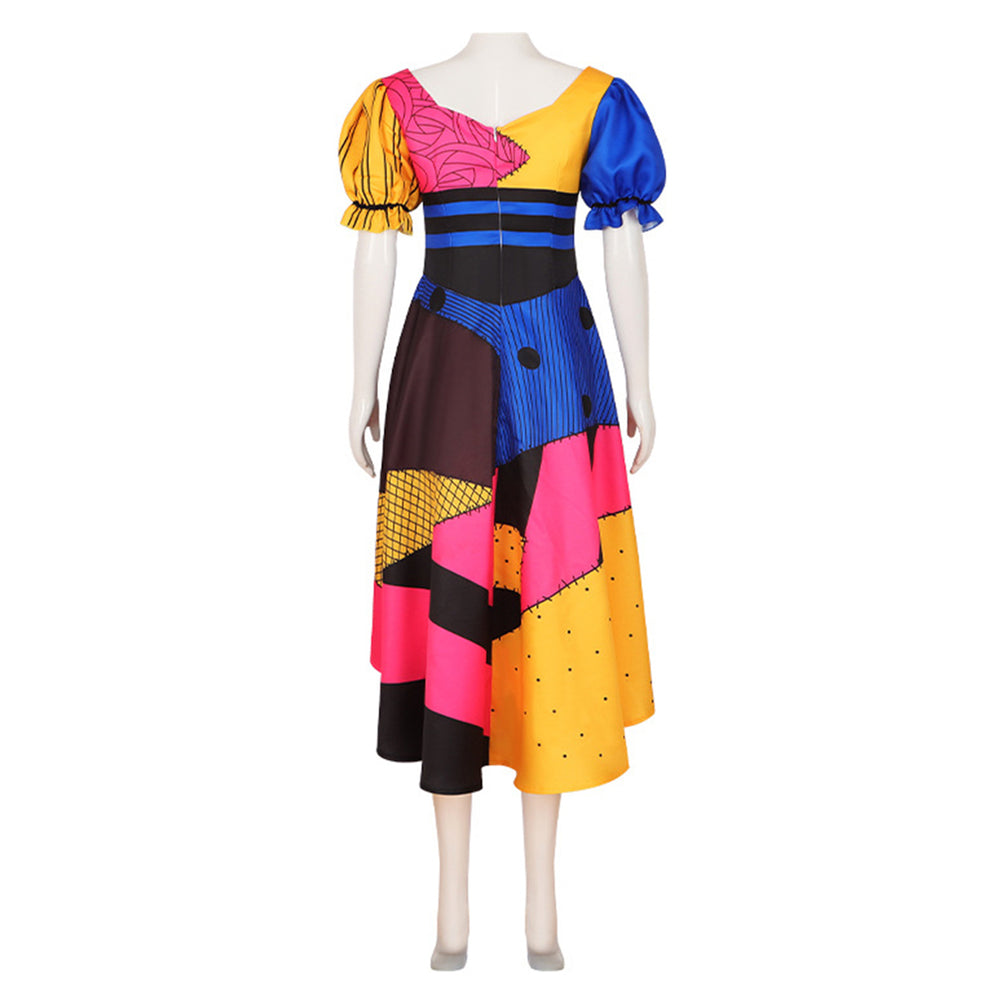 The Nightmare Before Christmas Sally Cosplay Costume Dress Outfits  Halloween Carnival Suit