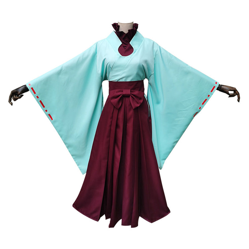 Akane Aoi Halloween Women Haori Kimono Dress Cosplay Costume