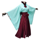 Akane Aoi Halloween Women Haori Kimono Dress Cosplay Costume