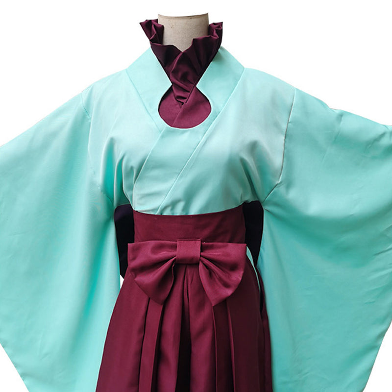 Akane Aoi Halloween Women Haori Kimono Dress Cosplay Costume