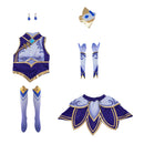 LoL Luxanna Cosplay Costume Accessories Full Set Outfits Halloween Carnival Suit