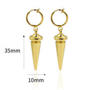 Cosplay Yor Forger Earrings Cosplay Gold Ear Clip Prop Accessories