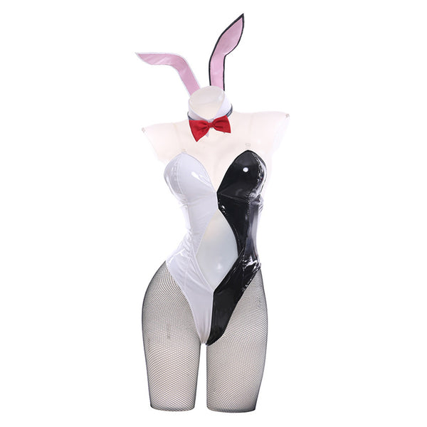 Adult Danganronpa Junko Enoshima Cosplay Costume Bunny Girls Jumpsuit Halloween Carnival Suit