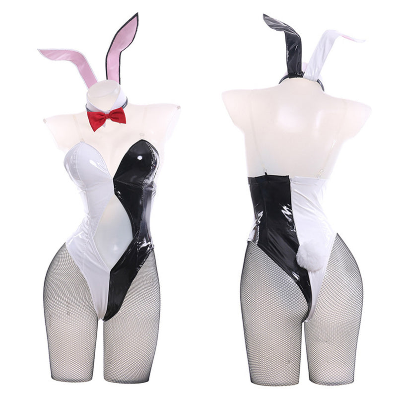 Adult Danganronpa Junko Enoshima Cosplay Costume Bunny Girls Jumpsuit Halloween Carnival Suit