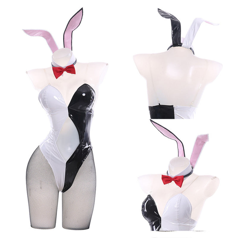 Adult Danganronpa Junko Enoshima Cosplay Costume Bunny Girls Jumpsuit Halloween Carnival Suit