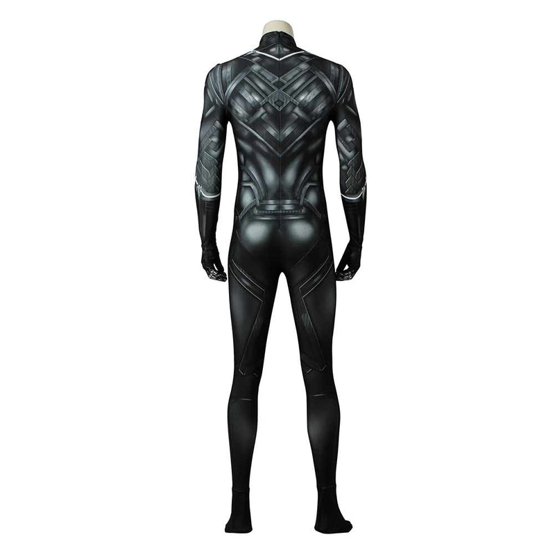 Captain America: Civil War Black Panther T‘Challa Cosplay Costume Jumpsuit Outfits Halloween Carnival Suit